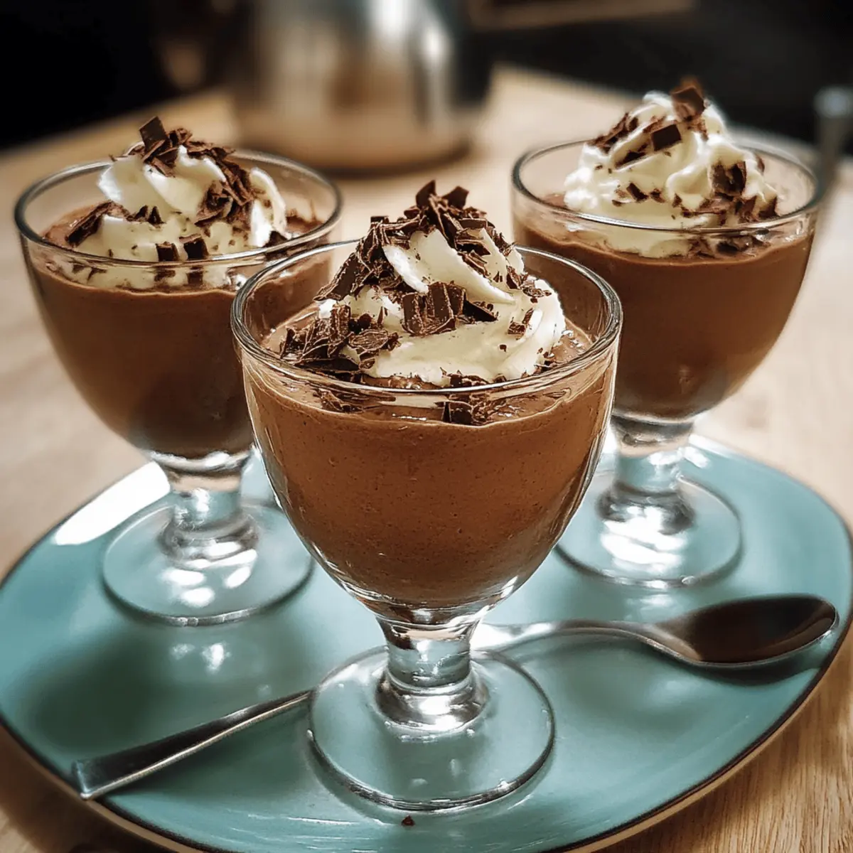 Easy Chocolate Mousse in Glasses odz1ic